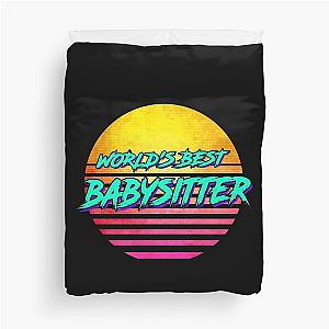 Retro 1980s Babysitting Duvet Cover