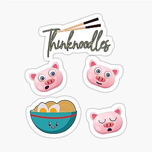 Think Noodles Sticker
