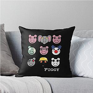 Thinknoodles Piggy Merchandise Throw Pillow
