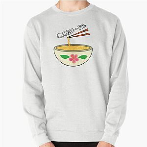 Japanese Anime Cute Pink Flower Pullover Sweatshirt