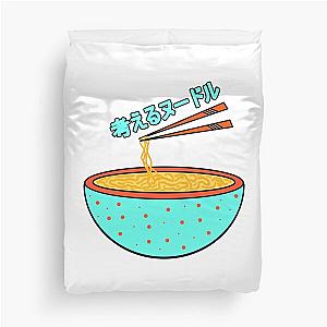 Japanese Anime Cute Polka Dot Blue Duvet Cover