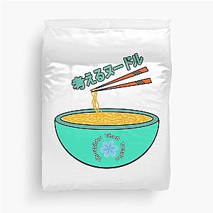 Think noodles Japanese anime cute flower duvet cover