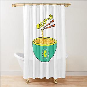 Japanese Anime Cartoon Cute Yellow Flower Shower Curtain