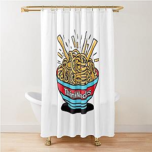 Thinknoodles Inspired Merchandise - Unique Fan Art Designs - Perfect Gifts forGamers Fans Shower Curtain