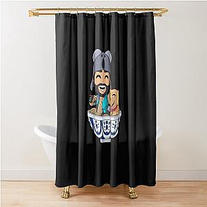Merch from Thinknoodles Shower Curtain