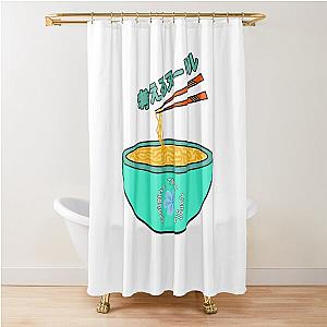 Think Noodles Japanese Anime Cute Flower Shower Curtain