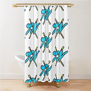 Thinknoodles Shower Curtain