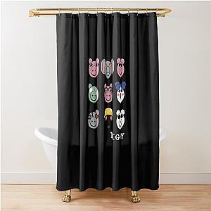 Thinknoodles Piggy Shower Curtain