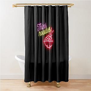 Think! funny classic think Noodle's Shower Curtain