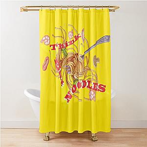 Think Noodles Shower Curtain