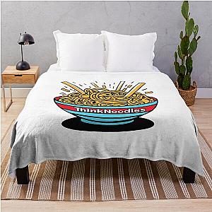 Thinknoodles Inspired Merchandise - Unique Fan Art Designs - Perfect Gift for Gamers and Thinknoodles Fans Throw Blanket