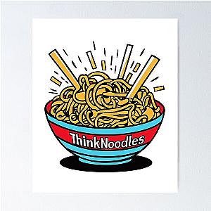 Thinknoodles Inspired Merchandise - Unique Fan Art Designs - Perfect Gifts for Gamers and Fans Poster