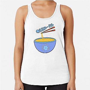 Japanese Anime Cute Blue Flower Racerback Tank Top
