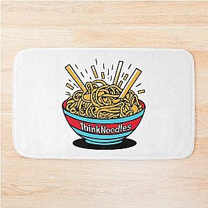 Thinknoodles Inspired Merchandise - Unique Fan Art Designs - Perfect Gifts for Gamers and Thinknoodles Fans Bath Mat