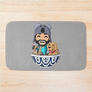 Merch from Think and Noodles Bath Mat