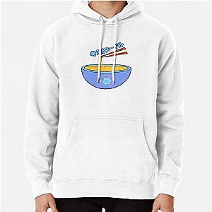 Think! Japanese Anime Cute Blue Flower Pullover Hoodie