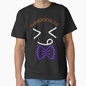 Funny Prints Thinknoodles Classic Pasta Gifts T-Shirt