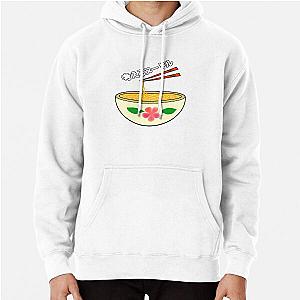 thinknoodles Japanese Anime Cute Pink Flower Pullover Hoodie