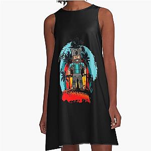 Tropical Sun A-Line Dress