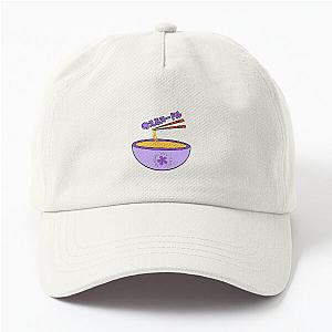 Think Noodles Japanese Anime Cute Purple Flower Dad Hat