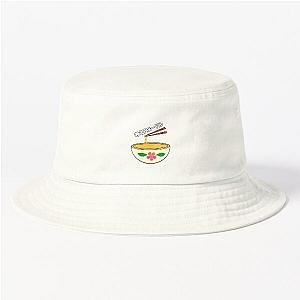 think noodles Japanese anime cute flower bucket hat