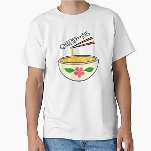 Think Noodles Japanese Anime Cute Pink Flowers Classic T-Shirt