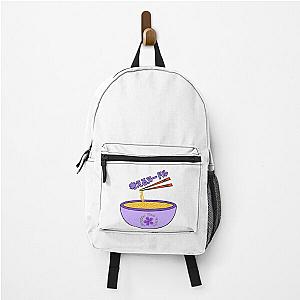 Think Noodles Japanese Anime Cute Purple Flower Backpack
