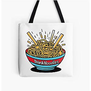 Thinknoodles Inspired Merchandise - Unique Fan Art Designs - Perfect Gifts for Gamers and Thinknoodles Fans / All Over Print Tote Bag