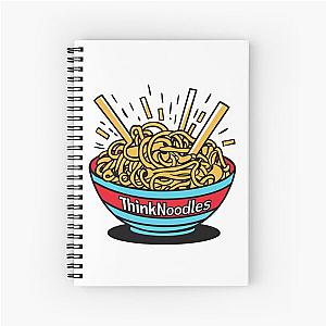 Thinknoodles Inspired Merchandise - Unique Fan Art Designs for Gamers and Fans Spiral Notebook