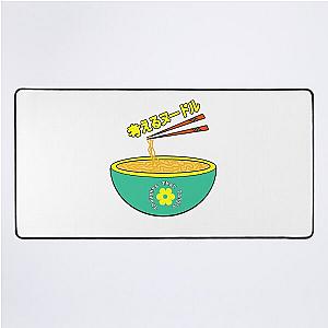 Think Noodles Japanese Anime Cute Yellow Flower Desk Mat