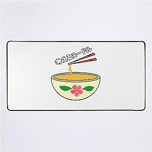 Think Noodles Japanese Anime Pink Flower Desk Mat
