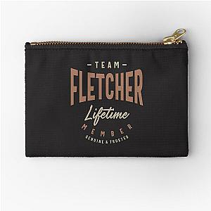 Team Fletcher Lifetime Member Personalized Name Zipper Pouch