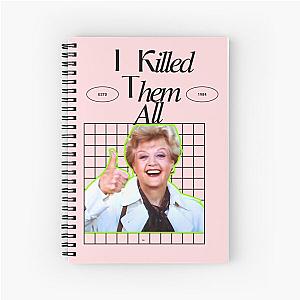 Jessica Fletcher  i Killed Them All Spiral Notebook