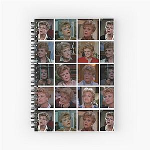 Jessica Fletcher Pattern  Spiral Notebook