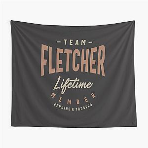 Team Fletcher Lifetime Member Personalized Name Tapestry