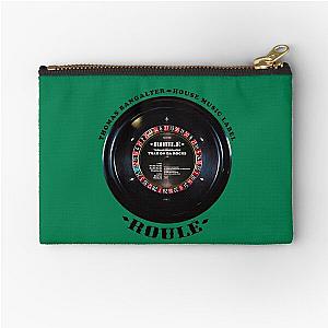 Rolled Vinyl Thomas Bangalter House Music: MODEL green TRAX ON DA ROCKS LABEL Legend Zipper Pouch