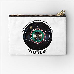 LABEL Rolled Vinyl Thomas Bangalter House Music: MODEL white LABEL Legend by La French Touch Zipper Pouch