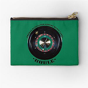 LABEL Rolled Vinyl Thomas Bangalter House Music: Green MODEL LABEL Legend by La French Touch Zipper Pouch