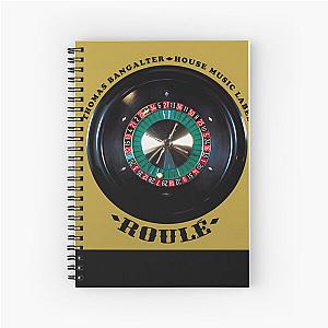 Label Rolled Vinyl Thomas Bangalter House Music Model Or Label Legend By La French Touch Spiral Notebook