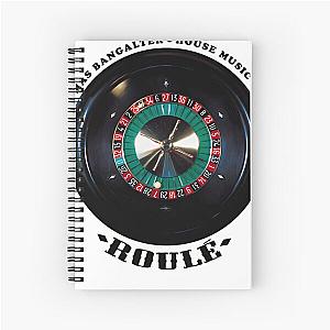 Label Rolled Vinyl Thomas Bangalter House Music Label Legend Red Model By La French Touch Spiral Notebook