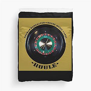 Label Rolled Vinyl Thomas Bangalter House Music Model Or Label Legend By La French Touch Duvet Cover