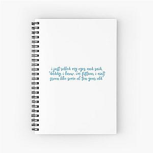 Thomas Rhett Lyrics Spiral Notebook