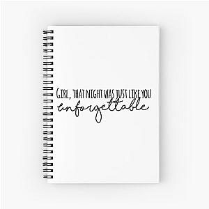 Unforgettable Thomas Rhett Spiral Notebook