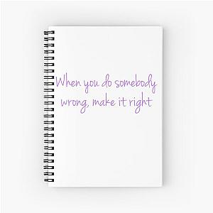 Thomas Rhett Lyrics Spiral Notebook