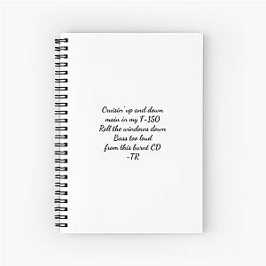 Sixteen by Thomas Rhett Spiral Notebook