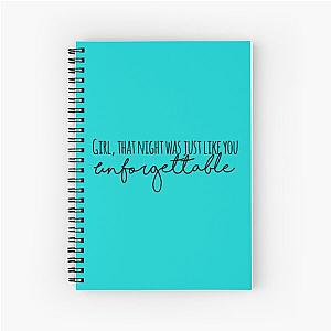 Unforgettable Thomas Rhett Spiral Notebook