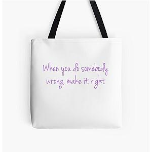 Thomas Rhett Lyrics All Over Print Tote Bag