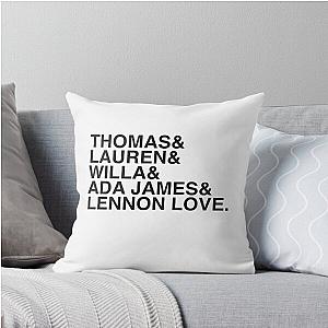 Thomas Rhett Family Throw Pillow