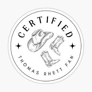 Certified Thomas Rhett Fan Sticker