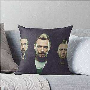 Thousand Foot Krutch 3 member poster edit Throw Pillow